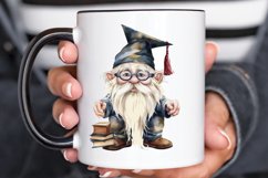 Watercolor Gnome Graduate PNG Clipart Product Image 2
