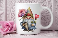 Watercolor valentine Gnome PNG Clipart Product Image 2