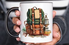 Vintage Backpack PNG Clipart Product Image 2