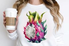 Watercolor Dragon Fruit PNG Clipart Product Image 2