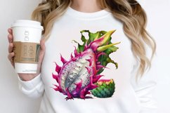 Watercolor Dragon Fruit PNG Clipart Product Image 2