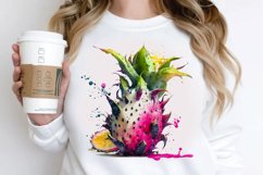 Watercolor Dragon Fruit PNG Clipart Product Image 2