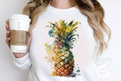 Watercolor Pineapple PNG Clipart Product Image 2