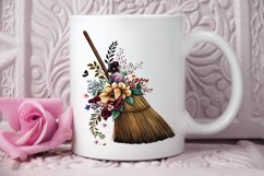 Watercolor Floral Brooms PNG Clipart Product Image 2