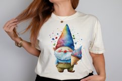 Watercolor Cute Gnome Autism PNG Clipart Product Image 2