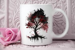 Watercolor Gothic Trees PNG Clipart Product Image 2