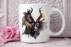 Watercolor Gothic Animal PNG Clipart Product Image 2