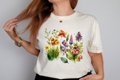 Watercolor Spring Garden PNG Clipart Product Image 2