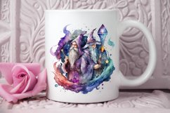 Watercolor Celestial Wizards PNG Clipart Product Image 2