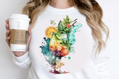 Watercolor Cocktail PNG Clipart Product Image 2