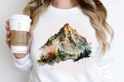 Watercolor Mountain PNG Clipart Product Image 2
