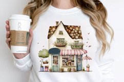 Watercolor Whimsical Village Shop PNG Clipart Product Image 2