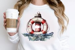 Watercolor Nautical Buoy PNG Clipart Product Image 2