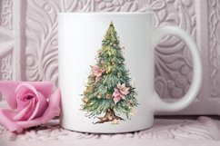 Watercolor Fairy Christmas Trees PNG Clipart Product Image 2