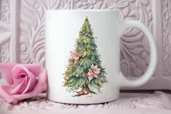Watercolor Fairy Christmas Trees PNG Clipart Product Image 2