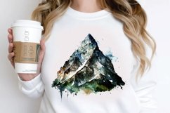 Watercolor Mountain PNG Clipart Product Image 2