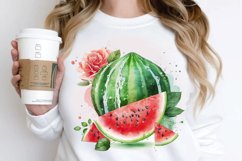 Watercolor Watermelon PNG Clipart Product Image 2