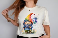 Watercolor Cute Gnome Autism PNG Clipart Product Image 2