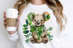 Watercolor Koala Patrick's Day PNG Clipart Product Image 2