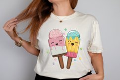 Watercolor Cute Ice Cream PNG Clipart Product Image 2