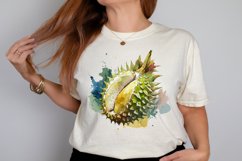 Watercolor Durian PNG Clipart Product Image 2
