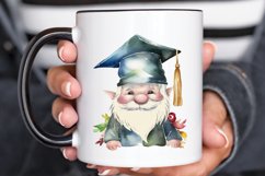 Watercolor Gnome Graduate PNG Clipart Product Image 2