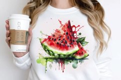 Watercolor Watermelon PNG Clipart Product Image 2