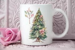 Watercolor Fairy Christmas Trees PNG Clipart Product Image 2
