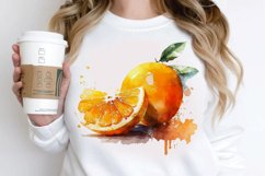 Watercolor Oranges PNG Clipart Product Image 2