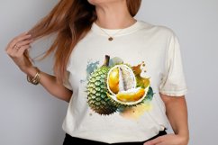 Watercolor Durian PNG Clipart Product Image 2