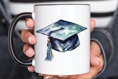 Watercolor Graduate Flower PNG Clipart Product Image 2