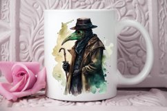 Watercolor Plague Doctor PNG Clipart Product Image 2