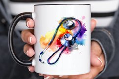 Watercolor Nurse Supplies PNG Clipart Product Image 2