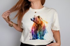 Watercolor Bear PNG Clipart Product Image 2