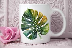 Watercolor Tropical Leave PNG Clipart Product Image 2