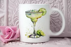 Watercolor Margarita PNG Clipart Product Image 2