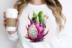 Watercolor Dragon Fruit PNG Clipart Product Image 2