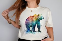 Watercolor Bear PNG Clipart Product Image 2