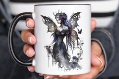 Watercolor Gothic Fairie PNG Clipart Product Image 3