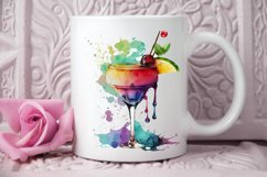 Watercolor Cocktail PNG Clipart Product Image 3
