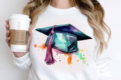 Watercolor Graduate Flower PNG Clipart Product Image 3