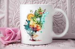Watercolor Cocktail PNG Clipart Product Image 3