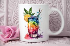 Watercolor Cocktail PNG Clipart Product Image 3