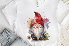 Watercolor Christmas Gnome PNG Clipart Product Image 3