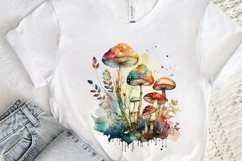 Watercolor Magic Mushrooms PNG Clipart Product Image 3