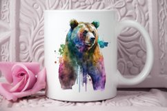 Watercolor Bear PNG Clipart Product Image 3