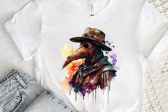 Watercolor Plague Doctor PNG Clipart Product Image 3