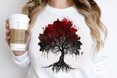 Watercolor Gothic Trees PNG Clipart Product Image 3