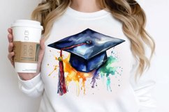 Watercolor Graduate Flower PNG Clipart Product Image 3