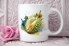 Watercolor Durian PNG Clipart Product Image 3